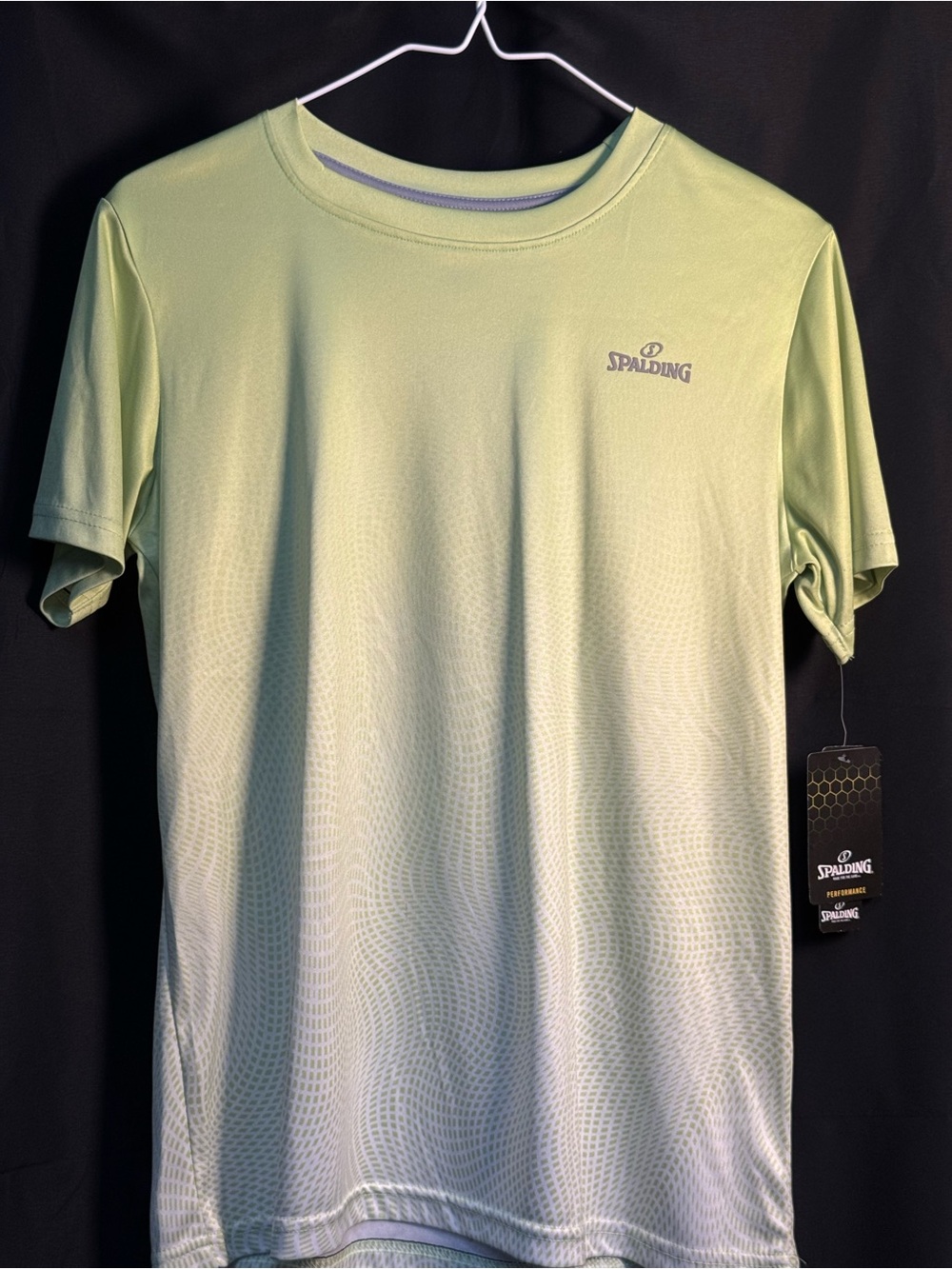 Spalding Boy’s Light Green Performance Tee